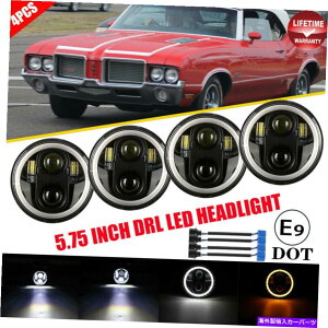 USwbhCg 4s[X5 3/4 "5.75 LEDwbhCgHI / LO DRL for Oldsmobile 442 98 F85 Cutlass 4PCS 5 3/4" 5.75 LED Headlights HI/LO DRL for Oldsmobile 442 98 F85 Cutlass