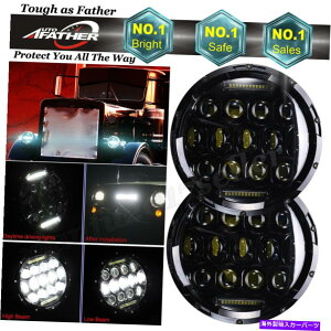 US�w�b�h���C�g Freightliner Century�N���X7 '' 150W��LED�w�b�h���C�gDRL��/���[�r�[�� For Freightliner Century Class 7'' 150W Total LED Headlights DRL High/Low Beam�y���s�A���i�z
