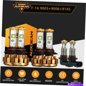 USwbhCg Toyota Highlander 2004-2007 LEDwbhCg+tHOvdR{Lbg6000K For Toyota Highlander 2004-2007 LED Headlight + Fog Light Bulbs Combo Kit 6000K