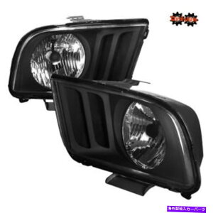USwbhCg 05-09tH[h}X^OubNnEWOwbhCgSaleenRo[`uGT COBRA SVT 4.6 05-09 Ford Mustang Black Housing Headlights Saleen Convertible GT Cobra SVT 4.6