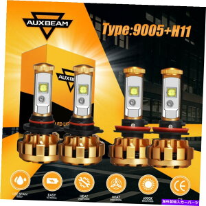 USwbhCg AUXBeam 9005 + H11 LED COBwbhCgLbgd[r[120W 12000LM AUXBEAM 9005+H11 LED COB Headlight Kit Light Bulbs High Low Beam 120W 12000LM