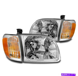 USwbhCg 2000-2004̃g^ch̃M[/ANZXLuN[wbhCgv FOR 2000-2004 TOYOTA TUNDRA REGULAR/ACCESS CAB CHROME REPLACEMENT HEADLIGHT LAMP