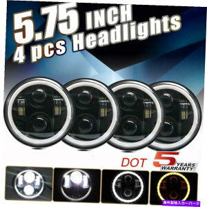 USwbhCg 4pc 90W 5.75 5-3 / 4 "Chevy Corvette PeterBilt 389 359̂߂LEDvWFN^[̃wbhCg 4pc 90W 5.75 5-3/4" LED Projector Headlight for Chevy Corvette Peterbilt 389 359