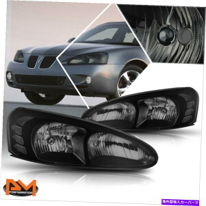 USwbhCg 04-08 Pontiac Grand PrixFnEWOwbhCgNAR[i[Mv For 04-08 Pontiac Grand Prix Tinted Housing Headlight Clear Corner Signal Lamps
