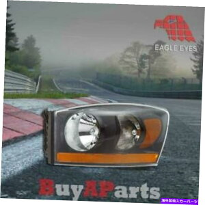 US�w�b�h���C�g ��/�^�]�ґ����n�E�W���O�w�b�h���C�g2006-2009 Dodge Ram 2500 W /�d�� Left / Driver Side Black Housing Headlight For 2006-2009 Dodge Ram 2500 w/ Bulb