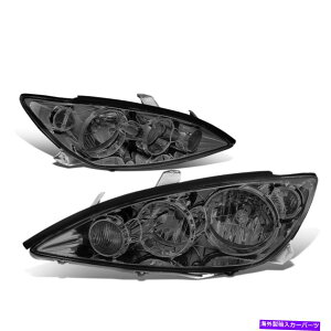 USwbhCg FIT 2005-2006g^JyAX[LOnEWONAR[i[wbhCg/vZbg Fit 2005-2006 Toyota Camry Pair Smoked Housing Clear Corner Headlight/Lamp Set