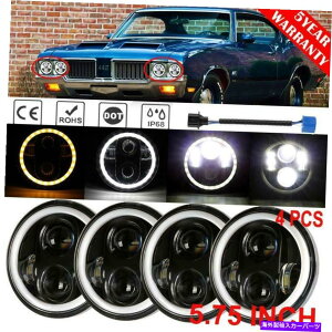 USwbhCg 5.75 5-3 / 4 LEDwbhCg4PC HI LÔ߂PeterBilt 359 Chrysler Dodge Ford 5.75 5-3/4 in LED Headlight 4PC Hi lo for Peterbilt 359 Chrysler Dodge Ford