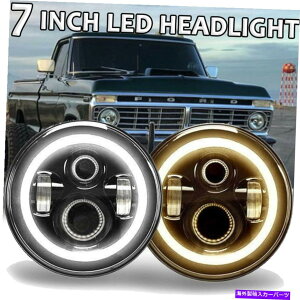 US�w�b�h���C�g 1975-79 FORD F-250 F-250 F-250 F-350 7 LOUD HEADLIGHT HIGH LOW For 1975-79 Ford F-100 F-250 F-350 7Round 6014/6015/6024 LED headlight High Low�y���s�A���i�z