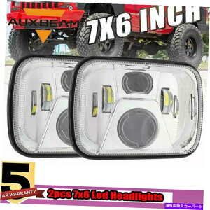 USwbhCg 2s[XAUXBeam 7x6 "LEDwbhCgtBbg87-95W[vO[YJ 84-01`FL[XJ 5x7 2pcs AUXBEAM 7X6" LED Headlight Fit 87-95 Jeep Wrangler YJ 84-01 Cherokee XJ 5x7