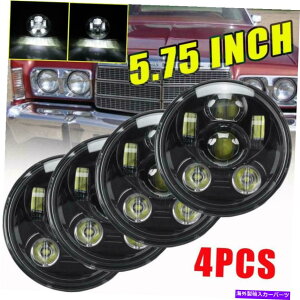USwbhCg Chevy Impala El Camino Estatê߂LEDwbhCg̍Ⴂr[vWFN^[̂߂4x 5.75 " 4x 5.75" LED Headlight High Low Beam Projector for Chevy Impala El Camino Estate