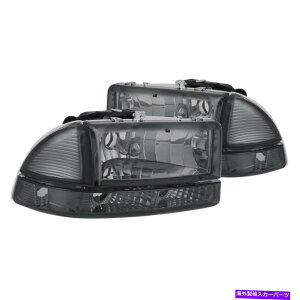 USwbhCg Dodge Dakota 97-04[N[/X[N[wbhCgWop[Cg For Dodge Dakota 97-04 Lumen Chrome/Smoke Euro Headlights w Bumper Lights