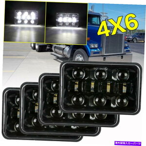 USwbhCg 4PCS 4x6 "LEDwbhCgHi-Lo Beam DRL H4656 H4656 H4656 SEMI 4pcs 4X6" LED Headlights Hi-Lo Beam DRL H4656 H4651 For Western Star 4900 Semi