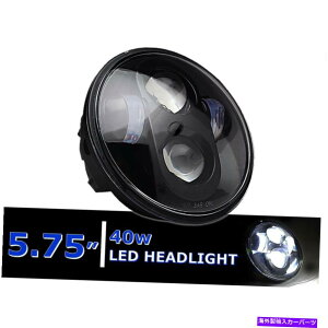 USwbhCg 5-3 / 4u5.75vLEDvWFN^[dwbhCgubNNX^NAꂼ 5-3/4" 5.75" White LED Projector Light Bulb Headlight Black Crystal Clear Each