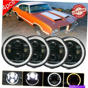USwbhCg 4s[X5 3/4 "5.75 LEDwbhCgHI / LO DRL for Oldsmobile 442 98 F85 Cutlass 4PCS 5 3/4" 5.75 LED Headlights HI/LO DRL for Oldsmobile 442 98 F85 Cutlass