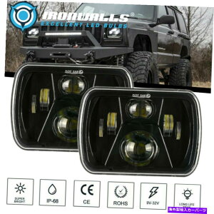USwbhCg yA5X7 "7x6" LEDwbhCgHi-LoV[r[DRL JEEP Cherokee XJ YJ US Pair 5x7" 7x6" LED Headlight Hi-Lo Sealed Beam DRL For Jeep Cherokee XJ YJ US
