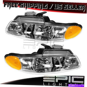 US�w�b�h���C�g 2000 Dodge Caravan Chrysler Town��Country Voyager�w�b�h���C�g - ���E�̃y�A 2000 DODGE CARAVAN CHRYSLER TOWN & COUNTRY VOYAGER Headlights - Left Right Pair�y���s�A���i�z