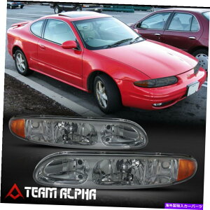USwbhCg tBbg1999-2004 oldsmobile Alero [Chrome / Smoke]Ao[R[i[wbhCgwbhv Fits 1999-2004 Oldsmobile Alero [Chrome/Smoke] Amber Corner Headlight Headlamp