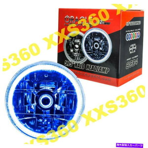 USwbhCg Oracle Sealed Beam 5.75 "HalowbhCgOCXg[LED / SMD Blue ORACLE Sealed Beam 5.75" Halo HEADLIGHT Pre-Installed LED/SMD BLUE