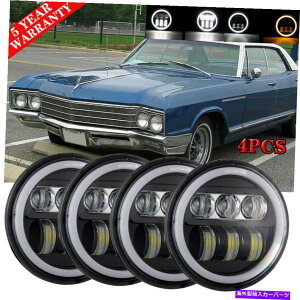 US�w�b�h���C�g �h�b�g5.75 5-3 / 4�C���`LED�w�b�h���C�gHI / LO DRL�r�[��Buick Lesabre 1962-1975 DOT 5.75 5-3/4 inch LED Headlights Hi/Lo DRL Beam For Buick LeSabre 1962-1975�y���s�A���i�z