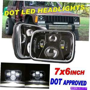 USwbhCg Ford E-150 E-250 E-350 E-350 E-350 E-350 E-350 E-350 E-350̃yA5x7 "7x6" LEDwbhCgHI / LO DRL H4 Pair 5x7" 7x6" LED Headlights Hi/Lo DRL H4 For Ford E-150 E-250 E-350 Econoline