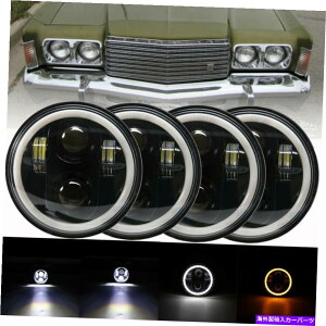 USwbhCg DOT 5.75 5-3 / 4ی^LEDwbhCg4PC DRL for Chrysler New Yorker 1962-81 DOT 5.75 5-3/4 Round LED Headlights 4PC DRL For Chrysler New Yorker 1962-81