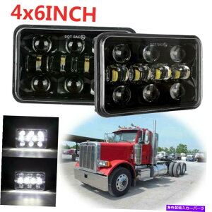 USwbhCg yAhbgH4 4×6 LEDwbhCgHi-Lor[̂߂Peterlil 379 379 378 357 Chevy C10 C20 Pair DOT H4 4x6 LED Headlight Hi-Lo Beam for Peterbilt 379 378 357 Chevy C10 C20