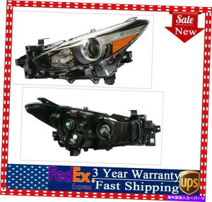 USwbhCg 2017N2018N}c_3vWFN^[wbhCgvEȑ For 2017 2018 Mazda 3 Projector Headlight Lamp Right Passenger Side