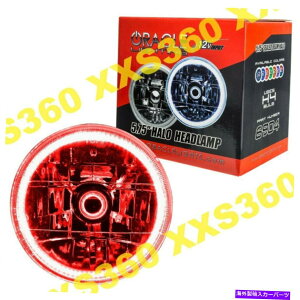 USwbhCg Oracle Sealed Beam 5.75 "Halo HeadlightvCXg[LED / SMD RED ORACLE Sealed Beam 5.75" Halo HEADLIGHT Pre-Installed LED/SMD RED