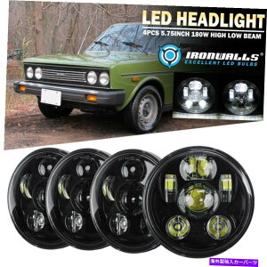 USwbhCg 4PCS 5.75u5-3 / 4vLEDwbhCghbgvWFN^[Hi-LoV[r[Fiat 124 131 4Pcs 5.75" 5-3/4" LED Headlight DOT Projector Hi-Lo Sealed Beam for Fiat 124 131