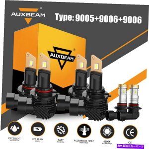 USwbhCg Auxbeam 9005 9006 LEDwbhCg9006tHOdR{pg^J2002-2006 AUXBEAM 9005 9006 LED Headlight 9006 Fog Bulbs Combo for Toyota Camry 2002-2006