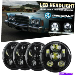 USwbhCg 4PCS 5.75u5-3 / 4vLEDwbhCghbgvWFN^[nC[[V[r[ 4PCS 5.75" 5-3/4" LED Headlights DOT Projector High-Low Sealed Beam for Chrysler