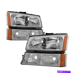 US�w�b�h���C�g Spyder HD JH CSIL03 AM C�Z�b�g2�{�B Silverado�p�N�����N���X�^���o���p�[/�w�b�h���C�g SPYDER HD JH CSIL03 AM C SET 2pc. Chrome Crystal Bumper/Headlights for Silverado�y���s�A���i�z