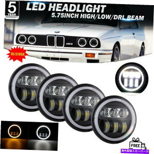 USwbhCg 4pc 5-3 / 4 "5.75C`LEDvWFN^[̃wbhCĝ߂̃Rxbg̃V{[ 4PC 5-3/4" 5.75 Inch LED Projector Headlights For Corvettes Chevelles Chevy