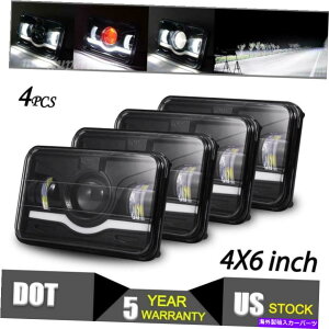 US�w�b�h���C�g Chevrolet Kodiak C4500�����C5500 2003-2009�̂��߂�4pc 4x6 �C���`LED�w�b�h���C�g 4pc 4x6inch LED Headlight For Chevrolet Kodiak C4500 and C5500 2003-2009�y���s�A���i�z