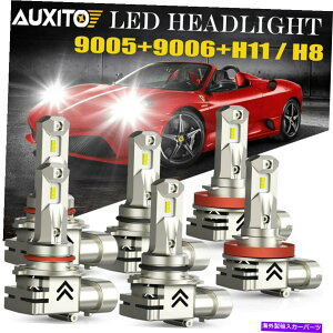 USwbhCg R{9006 9005 H11 Zes LEDwbhCgϊd[r[Cg6000K Combo 9006 9005 H11 ZES LED Headlight Conversion Bulbs High Low Beam Light 6000K