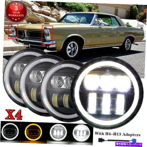 USwbhCg 4s[X5 3/4 "5.75 LEDwbhCgPontiac Gto Grand Prix FirebirdpLEDwbhCg 4pcs 5 3/4" 5.75 LED Headlights HI/LO Beam for Pontiac GTO Grand Prix Firebird
