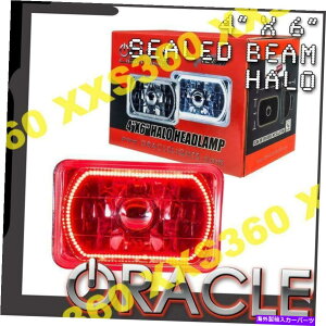USwbhCg OracleV[r[4 "x 6"wbhCgvCXg[bhLED SMD Halo ORACLE Sealed Beam 4"x 6" HEADLIGHT Pre-Installed RED LED SMD Halo