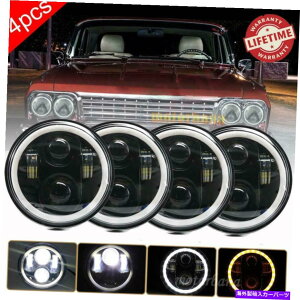 USwbhCg 4s[X5.75 5-3 / 4EhLEDvWFN^[wbhCgHi-Lo for Chevrolet Chrysler 4pcs 5.75 5-3/4 Round LED Projector Headlights HI-Lo For Chevrolet Chrysler