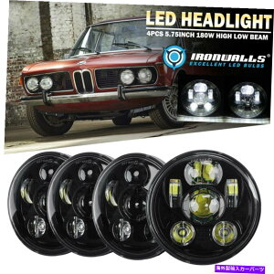 USwbhCg 4PCS 5.75u5-3 / 4vLEDwbhCgDOTvWFN^[Hi-LoV[r[1969-88 BMW 4Pcs 5.75" 5-3/4" LED Headlights DOT Projector Hi-Lo Sealed Beam for 1969-88 BMW