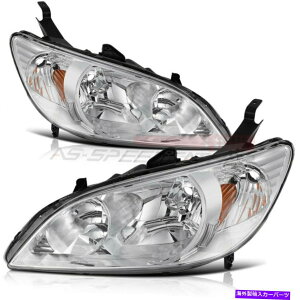 USwbhCg 2004-2005z_VrbNwbhvAZuO1yAZbg Headlights For 2004-2005 Honda Civic Headlamps Assembly Front Sides One Pair Set