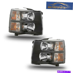 USwbhCg 2007-2014 Chevy Silverado 1500 2500 HD 3500 HD1΂̃wbhCgAZu 1 Pair Headlights Assembly for 2007-2014 Chevy Silverado 1500 2500 HD 3500 HD
