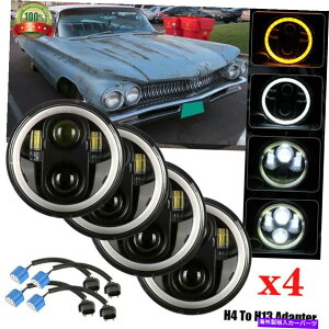 USwbhCg 5 3/4 "5.75 Buick Lesabre 1962-1975̂߂̊ۂvWFN^[LEDwbhCgHi-Lor[ 5 3/4" 5.75 Round Projector LED Headlight Hi-Lo Beam For Buick LeSabre 1962-1975