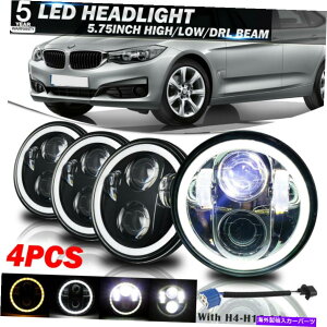 USwbhCg 4s[Xhbg5 3/4 "5.75"vWFN^[LEDwbhCgV[r[vdɂ/ LO + DRL 4PCS DOT 5 3/4" 5.75" Projector LED Headlights Sealed Beam Lamp Bulbs Hi/Lo+DRL