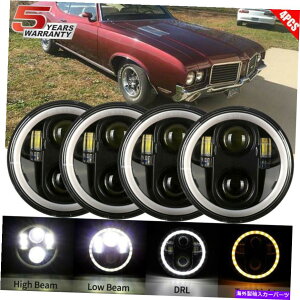 USwbhCg 4s[X5 3/4 "5.75 LEDwbhCgHI / LO DRL for Oldsmobile 442 98 F85 Cutlass 4PCS 5 3/4" 5.75 LED Headlights HI/LO DRL for Oldsmobile 442 98 F85 Cutlass