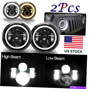 USwbhCg 7 "n[GWF̖ڂ𓱂܂BvWFN^[EhwbhCg̓V{[GMCgbN 7" Inch Halo Angel Eyes LED Projector Round Headlight for Chevrolet GMC Truck US