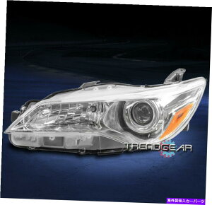 USwbhCg 2015N2016N2017Ñg^JvWFN^[̃wbhCgvNhCo[ FOR 2015 2016 2017 TOYOTA CAMRY PROJECTOR HEADLIGHT LAMP CHROME DRIVER LEFT SIDE
