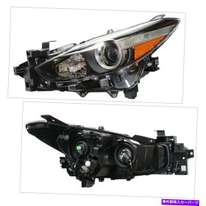 US�w�b�h���C�g 2017-2018�}�c�_3�̂��߂̃w�b�h���C�g�̃n���Q�����i���̉E����ȑ� Headlight Halogen High Quality Right Passenger Side For 2017-2018 Mazda 3