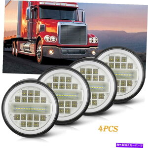 USwbhCg 4s[X5.75 5-3 / 4C`EhV[nC/ LOr[LEDwbhCgdvWFN^[v 4pcs 5.75 5-3/4"inch Round Sealed Hi/Lo Beam Led Headlights Bulbs Projector Lamp