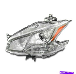USwbhCg 09-14 Maxima HalogenvWFN^wbhCgwbhvN[hCoLHTCh For 09-14 Maxima Halogen Projector Headlight Headlamp Chrome Driver Left LH Side