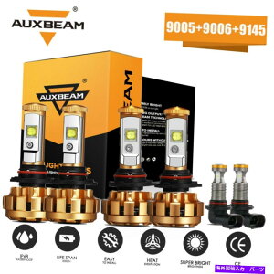 USwbhCg AuxBeam LEDwbhCgtHOd̂߂Chevy Silverado 1500 2500 HD 2004-2006 AUXBEAM LED Headlight Fog Light Bulbs For Chevy Silverado 1500 2500 HD 2004-2006